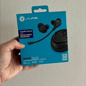 JLab WorkBuds True Wireless Earbuds with Boom Mic